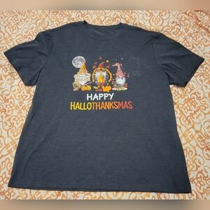 Gnomes "Happy Hallothanksmas" T-shirt